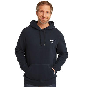 Professionnel en gros fabrique une nouvelle mode de sweat à capuche respirant pour hommes 100% coton solide couleur noire logo pull en polaire - Product Image 1