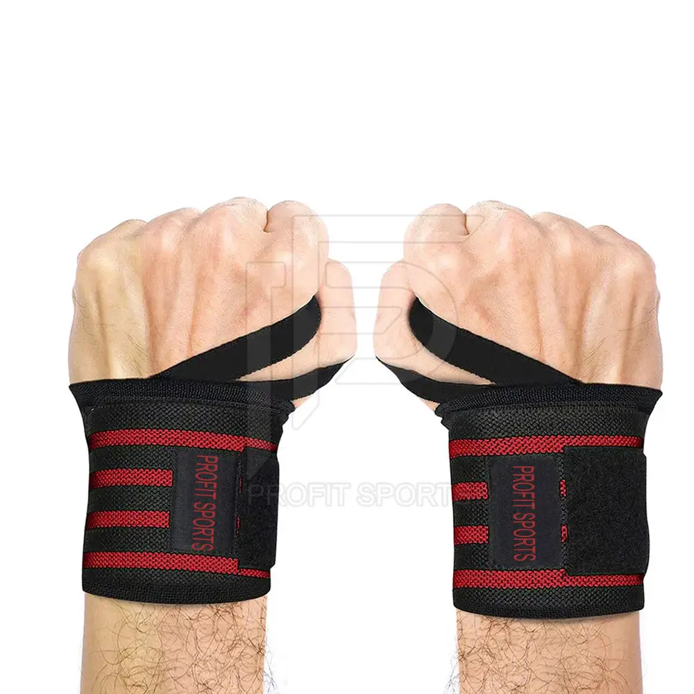 Custom Weight Lifting Wrist Wraps Bandage Support Straps Gloves Gym Fitness Training Wristband