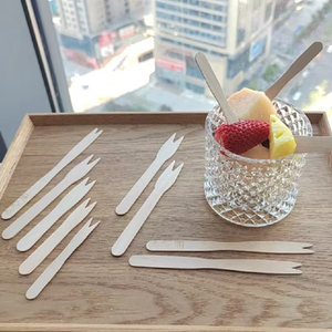 Tenedor de madera de diseño único de Venta caliente en diferentes formas y tamaños utilizados en artículos de cocina, artículos de hoteles - Product Image 6