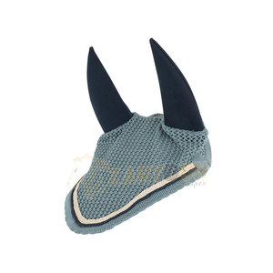 High Quality Customizable Knitted Ear <b>Bonnet</b> for Horse Best Price Dark Color Fly Veil for Riding for Horse Owners - Product Image 1