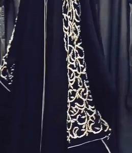 Vêtements islamiques traditionnels musulmans, élégants et modestes pour femmes, manches de créateur de qualité supérieure, abaya, caftan, robes formelles de Dubaï - Product Image 4