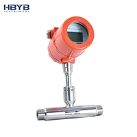 Medidor de Flujo Másico de Gas Térmico de Acero Inoxidable OEM Inteligente RS485 ISO 5167 para Gases Industriales, Aire, Nitrógeno y Argón
