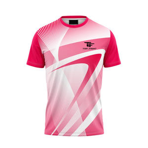 Nueva impresión personalizada Hombres Algodón Sensación Sublimación Camisas 100% Poliéster Camisas para sublimación Camiseta personalizada Impresión de logotipo - Product Image 2