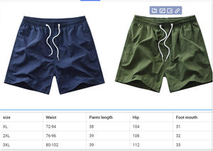Fabricante de pantalones cortos informales de secado rápido con cordón para hombre, pantalones cortos informales transpirables para gimnasio para hombre, ropa de calle informal para entrenamiento - Product Image 5