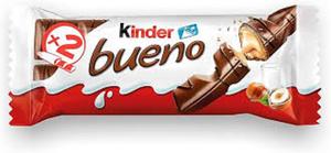 Premium Kinderr Buenoo White Chocolate Hazelnut Wafer Bar - Wholesale Stock for Airports, - Product Image 3
