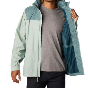 Chaqueta cortavientos cómoda impermeable de alta calidad para hombre, chaqueta cortavientos informal de moda callejera con cremallera para hombre - Product Image 2