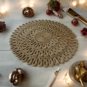 Mantel Individual de Pasto Marino Tejido a Mano, Ecológico y Natural, Mantel de Paja, Mantel de Jacinto de Agua Sostenible para Comedor - Product Image 6