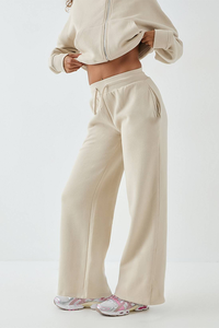 Conjunto Deportivo de Lujo para Mujer, Chaqueta con Capucha Clásica Informal con Cremallera y Pantalones Rectos para Entrenamiento Atlético - Product Image 6