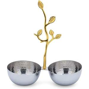 Exhibidor de Dulces de Lujo Chapado en Oro |   Utensilios de Cocina de Vidrio y Metal Ecológicos y Seguros para Alimentos |   Decoración para el Hogar y Restaurantes - Product Image 4