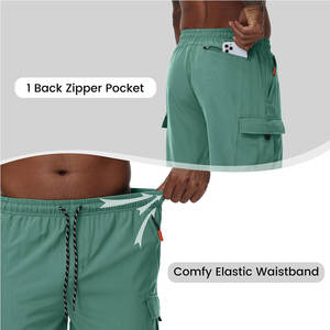 Pantalones Cortos Deportivos Transpirables de Malla, Secado Rápido, para Gimnasio, Entrenamiento Atlético, Ropa Deportiva de Verano - Product Image 2