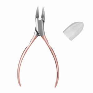 Pince à cuticules revêtue de couleur en titane, outil de manucure, coupe-ongles, taille 4.5 pouces, 1 pièce - Product Image 1