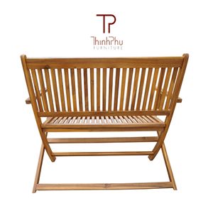 Banc d'extérieur de style ferme optimal pour les hôtels, couleur personnalisable, logo, bois massif de haute qualité, confortable pour les clients - Product Image 5