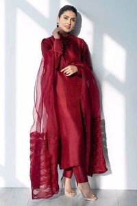 Salwar Kameez Pakistaní Personalizado, Ropa de India y Pakistán, Modelo Kanya Libas 1001, Shalwar Kameez de Lino para Mujer - Product Image 4