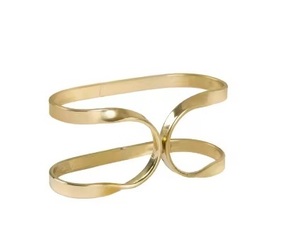 New Eco-Friendly Gold Patterned Napkin <b>Rings</b> Wedding Metal Napkin <b>Rings</b> with Unique Design - Product Image 1