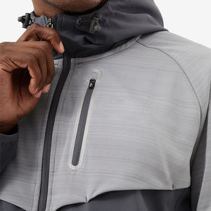Personnalisé Fitness Randonnée Patchwork Veste Imperméable Coupe-Vent De Pluie Hommes - Product Image 3