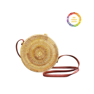 Bolso de hombro de paja y ratán de estilo vintage, accesorio bohemio ligero y duradero para damas, ideal para Primavera/Verano - Product Image 2