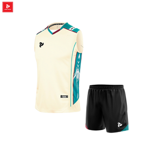 Uniformes de voleibol sublimados completos Unisex de alta calidad Nuevo Conjunto personalizado JP SERVY para hombres y mujeres - Product Image 3