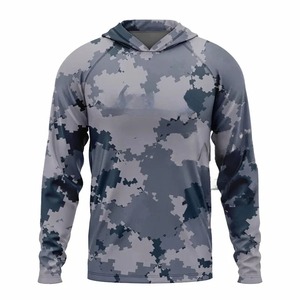 Otoño e invierno, nuevo suéter de lana de camuflaje grande, Sudadera con capucha con cordón deportivo relajado suelto para hombre - Product Image 3