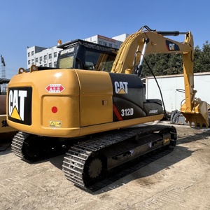 Excavatrice sur chenilles CAT 312D d'occasion, d'origine japonaise, en bon état, en stock pour les travaux de terrassement et de construction - Product Image 1