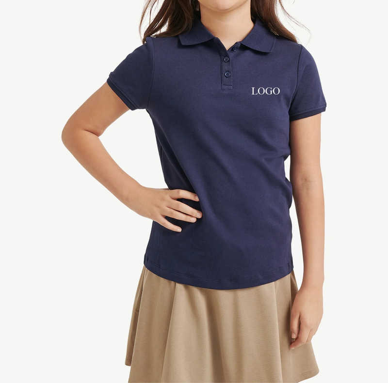 Custom logo Printed School Uniform Regular