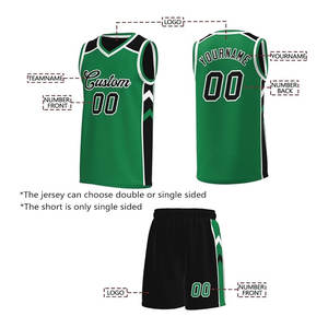 Ensemble d'uniformes de basket-ball personnalisés à quantité minimale de commande bas Vêtements de sport Uniforme de basket-ball Uniforme de basket-ball respirant - Product Image 4