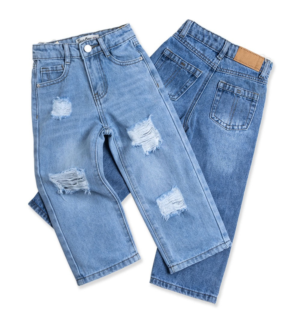 Denim Cheap Designer Boyswear Trending Kids Wear Jeans Wholesale
