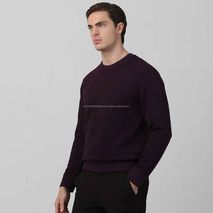 Sudadera de manga larga ligera con logotipo de diseño personalizado para hombre, moda negra lisa, estilo callejero informal para invierno - Product Image 3