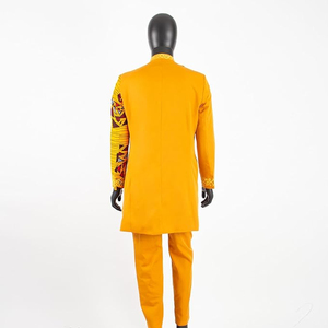 ชุดสูทผู้ชายสีน้ำเงิน ดีไซน์เสื้อโค้ทและกางเกงขายาว สำหรับงานแต่งงาน ผลิตในปากีสถาน ดีไซน์ล่าสุด ชุดเจ้าบ่าว ชุดแต่งงานผู้ชาย - Product Image 5