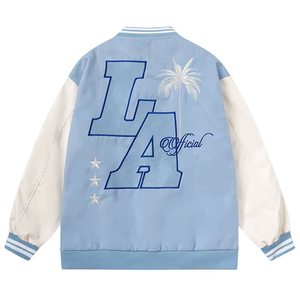 Custom Made College Baseball Letterman Varsity Jacket Nueva chaqueta de invierno de talla grande OEM Logotipo personalizado Chenille High Street - Product Image 6