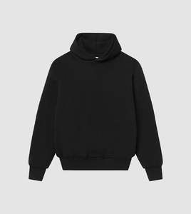 Sudadera con Capucha Unisex de Otoño, ODM, 400 g/m², Algodón Grueso, Corte Holgado, Hombros Caídos, Sin Cordones, 100% Impresión Digital, Teñido Liso - Product Image 3
