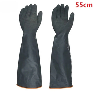 Gants de nettoyage réutilisables antidérapants 2026 en caoutchouc latex à texture écaille de poisson pour usage domestique - Product Image 4