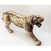 Wildlife Rustic Lodge decoración arte hecho a mano esculturas de latón duraderas Golden Tiger Bird figuritas coleccionables animales del bosque para - Product Image 2