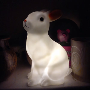 Decor Easter <strong>Hare</strong> Cute Novelty Kid Baby Sleeping Night Light Care Figure <strong>Lamp</strong> Bedroom Gift Girl Warm Bunny Rabbit Toy Indoor - Product Image 1