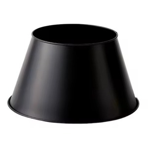 Collier d'arbre en métal galvanisé en revêtement noir Nouveau design Collier d'arbre de Noël en métal pour arbre de Noël de haute qualité - Product Image 1