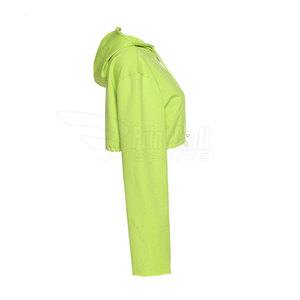 High Quality Casual Wear Women Crop <b>Top</b> Hoodies Reasonable Price Best Selling Crop <b>Top</b> Hoodies - Product Image 4
