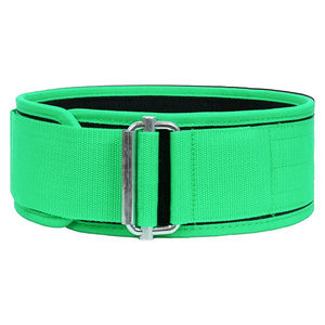 Ceinture de musculation en nylon de 4 pouces de large poids léger robuste portable pour gym fitness powerlifting boucle en acier inoxydable - Product Image 5