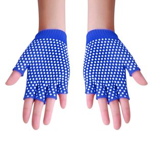 Fitness Grippy Yoga Guantes Medio dedo Diseño sin dedos Antideslizante Transpirable y elástico para deportes y ciclismo - Product Image 1