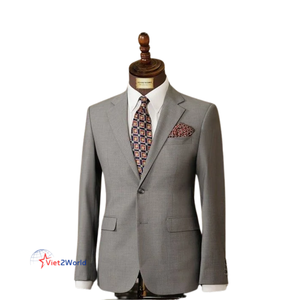 Men's Striped Slim Single Breasted Business Casual Suit Windproof Zipper Fly Anti-Static Breathable Wedding Pant Handsome Style - Product Image 1