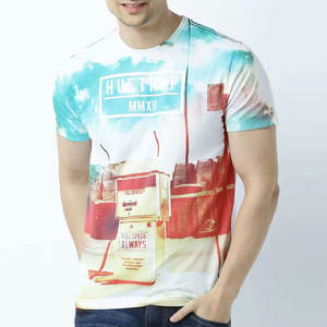 Camisetas de Cuello Redondo para Hombre, 100% Algodón, Tejido de Punto, Impresión Serigráfica, Manga Corta, Corte Regular, Diseño Personalizado - Product Image 4