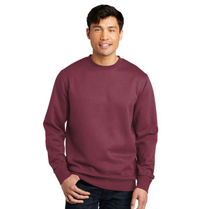 Wholesale Cotton Black Round Neck Sweatshirts New Style Crewneck Basics Cotton Blended Loose Fit Casual Cotton <b>Pink</b> Sweatshirts - Product Image 4