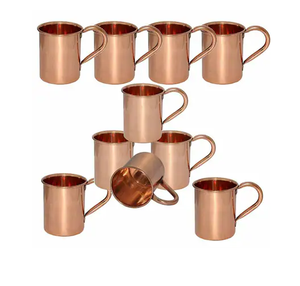 Taza de cobre, taza de jugo de mula de Moscú, 10 piezas, fabricación personalizada, precio asequible, taza de cobre para café - Product Image 1