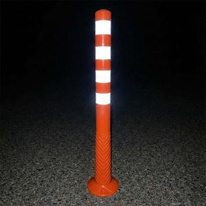 แผงกั้นจราจรแบบยืดหยุ่น Eco Traffic Delinator ขนาด 100 x 8 ซม. ชุด 30 ชิ้น สภาพใหม่ - Product Image 4