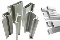 La coutume toutes sortes d'extrusion en aluminium profile 6063 portes matérielles et profils en aluminium standard industriels de Windows