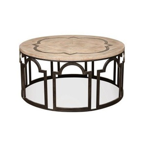 2025 salon décoratif couleur noir et marron Table à thé Design classique Table basse la plus vendue pour la décoration de bureau - Product Image 1