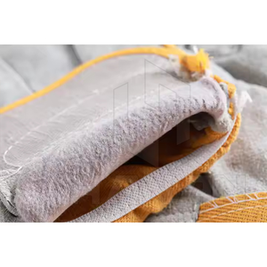 Guantes de ensamblaje de cuero de grano de vaca de alta calidad con excelente agarre y transpirabilidad para fábrica y almacén - Product Image 6