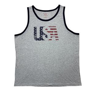 Men's High Quality Sleeveless Cotton Vest Customised Printed Ribbed Design Polyester Blend Distressed Tank Top Outdoor Regular - Product Image 2