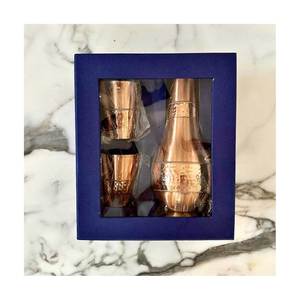High In Demand With Reasonable Price Hand Crafted Matte Copper <b>Bottle</b> Wide Drinking <b>Bottle</b> Indian Exporter With Export Quality - Product Image 3