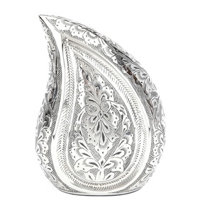 Urnas de lágrima de cremación únicas para cenizas humanas, urnas funerarias artesanales de Metal grandes para adultos para hombres y mujeres, exhibición de entierro en casa - Product Image 2