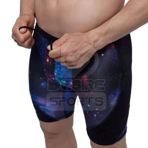 High Quality Solid Color <b>Men</b> Quick Dry Fitness <b>Compression</b> <b>Shorts</b> Elastic Waist Breathable Running <b>Compression</b> <b>Shorts</b> - Product Image 3
