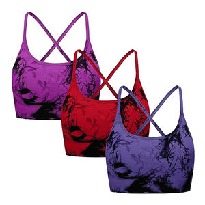 OEM ODM Sujetador deportivo con logotipo personalizado para mujer Diseño de cuello Halter simple Nuevo estilo Fitness Correr Gimnasio Yoga Sujetador Tallas grandes Transpirable - Product Image 1